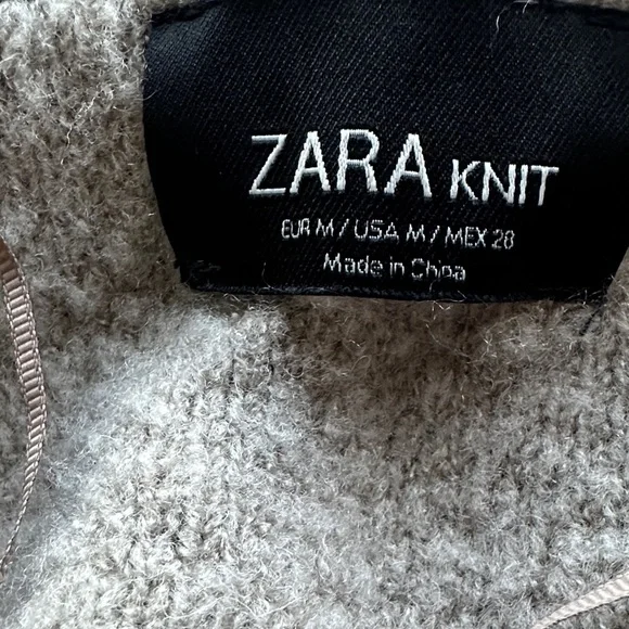 💜Zara Wrap💜 Grey and cream colour combo - Picture 5 of 5